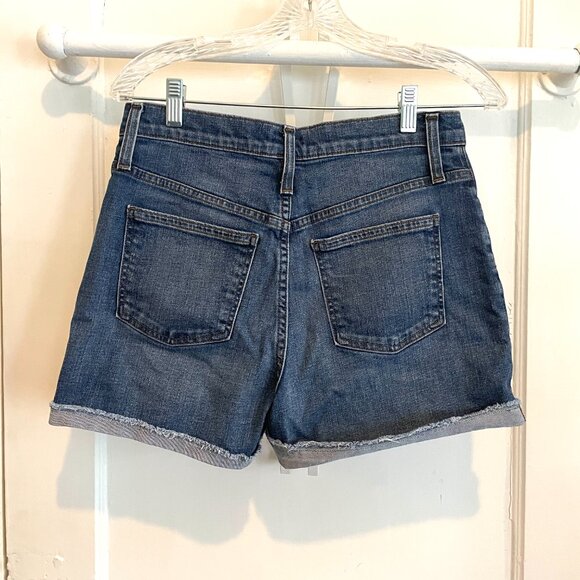 Women's J.CREW High Rise Denim Short in Faded Indigo | Size 27 - Picture 3 of 4